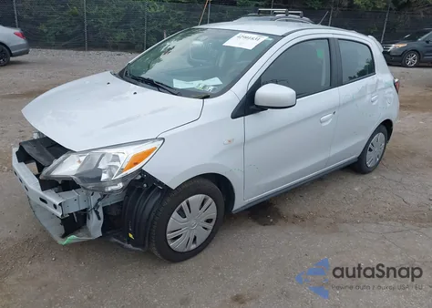 2023 Mitsubishi Mirage Es/Le из США, поврежденный, VIN ML32AUHJ2PH004561